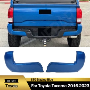 Rear Bumper End Caps W/O Sensor Hole Set Pair For Toyota Tacoma 2016-2023 - Picture 1 of 92