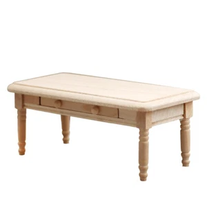 1:12 Scale Dollhouse Miniature Victoria Coffee Table Plain Living Room Furniture - Picture 1 of 5