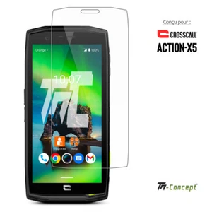 TM-Concept® Verre trempé - Crosscall Action X5 - 0,26mm Radian 2,5D - Zdjęcie 1 z 7