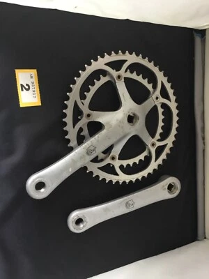 Juego de cadenas para bicicleta de carretera doble retro Campagnolo 39/52 170 mm Foto 1 de 2