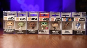 Star Wars Funko Pocket Pop! Schlüsselanhänger - Sie wählen - Bild 1 von 9