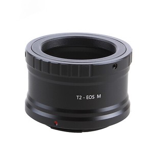 T2 T Lens Adapter Ring for Canon EOS EF-M Mount M2 M3 M5 M6 M50 M100 Camera Body