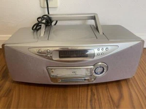 Sharp Cd Md Audio Equipment Silver - Picture 1 of 3