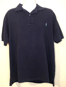 POLO Ralph Lauren Herren marineblau klassisch kurzärmeliges Poloshirt XLT groß - Bild 1 von 7