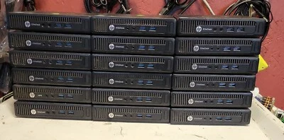 LOTE DE (18) HP EliteDesk 800 G1 Tiny i7-4785T 8 GB N/H - Adaptador de CA Foto 1 de 4