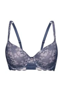 SASSA Cup Bra Bloomy Lace 85 Cup D Midnight - Picture 1 of 2