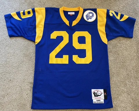 Authentic 1985 Mitchell & Ness Eric Dickerson Los Angels Rams Jersey SZ 40 Read Cover