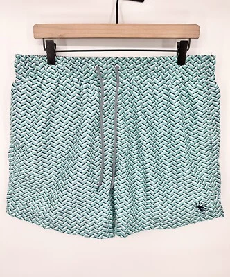 Ted Baker Men’s Swim Trunks Mesh Geographic Pattern Size 5 - Image 1 of 4