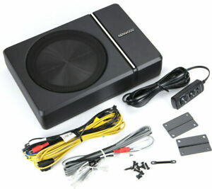 Kenwood KSC-PSW8 250W MAX 150W RMS SINGLE 8" Under Seat Powered Subwoofer I NEW