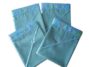 One Handmade Baby Green COTTON Sheet - Tinkerbell satin Crib/moses - Picture 1 of 1