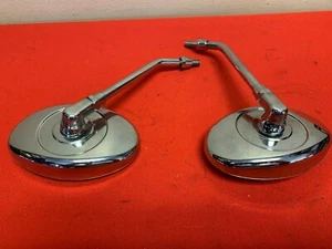 Espejos retrovisores cromados Harley Oval Billet 5 1/2"  - Imagen 1 de 4