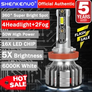 For 2007-2018 Nissan Altima Combo LED Headlight High/Low+Fog light Bulbs Kit A8D - Imagen 1 de 20