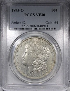 1895-O Morgan Dollar PCGS VF30 KEY DATE $1 Circulated Coin - Picture 1 of 4