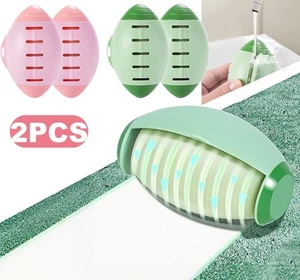 Rodillo removedor de pelusa reutilizable portátil lavable de 2 piezas para depilación de mascotas gatos perros - Imagen 1 de 10