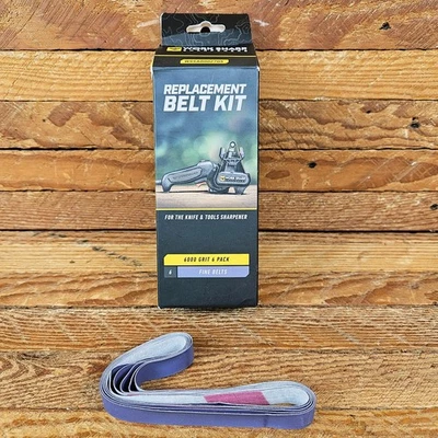 Work Sharp Knife & Tool Sharpener 6000 Grit Fine Replacement Belt Kit 5 Belts - Image 1 of 4