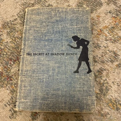 Nancy Drew The Secret At Shadow Ranch 1931 Carolyn Keene HC Blue Cover Foto 1 de 4