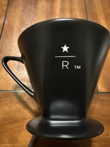 Starbucks Reserve Ceramic Dripper Pour-Over Coffee Brewer - Black Rare - Bild 1 von 11
