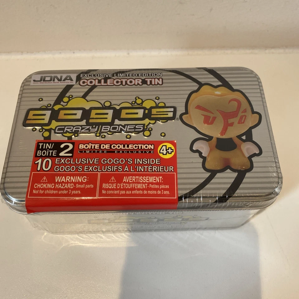Gogos Crazy Bones Advance Special Edition Tin 2008 New Sealed Rare Retro Retired - Image 1 of 4