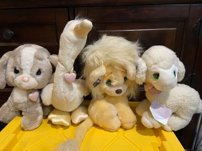 Vintage 1985 Applause Goose Lion Lamb Puppy 11” Plush Precious Moments Exc Cond - Image 1 of 4