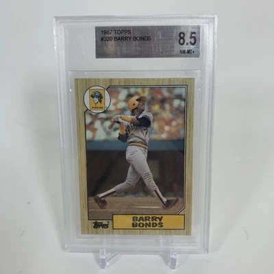 1987 TOPPS BARRY BONDS BECKETT 8.5 NM-MT+ - Image 1 of 2