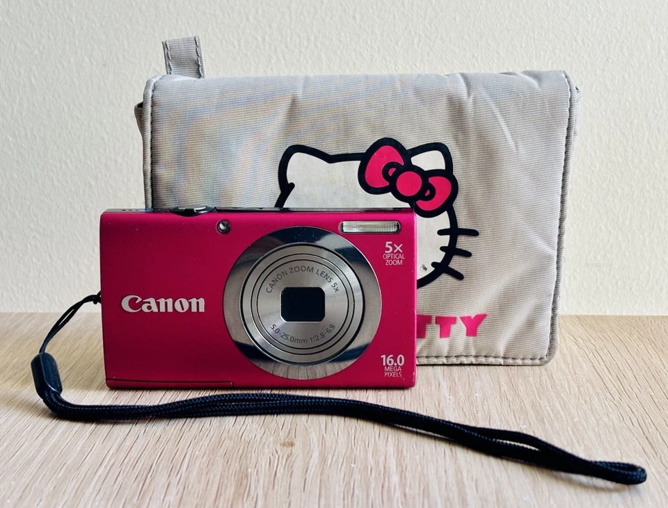 Canon PowerShot A2300 HD 16.0MP Pink Digital Camera - Image 1 of 4