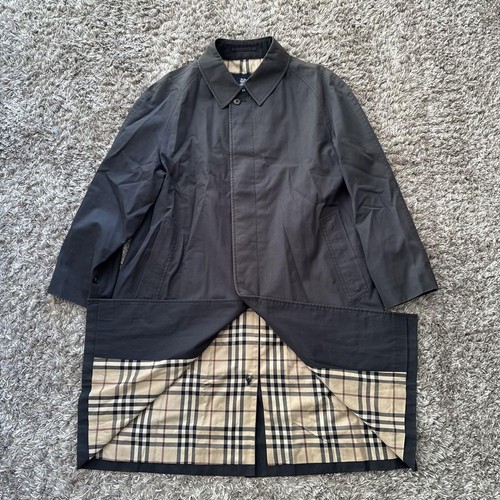 BURBERRY LONDON Trench Coat Balmacaan Novacheck Uomo #EG AZA