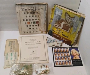 RARE Vintage 1958 Scott's American Album United States Stamps (+) Marilyn Monroe - Picture 1 of 21