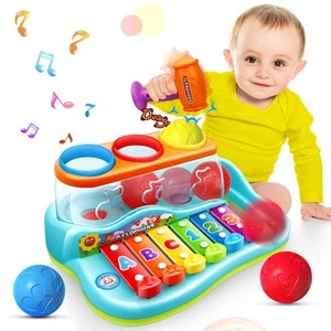 Baby Toys 12-18 Months Hammer Pounding Xylophone Gifts for 1 2 3+ Year Old Bo... - Picture 1 of 7