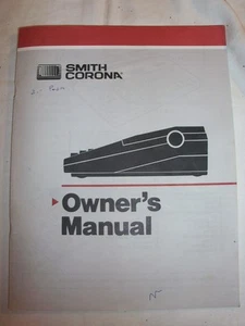 Instructions Typewriter SMITH CORONA XD 4600 SD 650 400 DLD on a CD/email - Picture 1 of 1