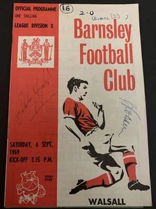1969 Barnsley V Walsall Football/Soccer Programme - Picture 1 of 3