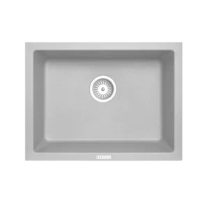 Carysil Granite Kitchen Sink Single Bowl Top Flush Under Mount Grey - Picture 1 of 1