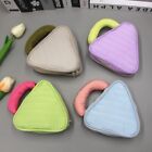 Solid Color Candy Color Cosmetic Bags Nylon Make Up Pouch