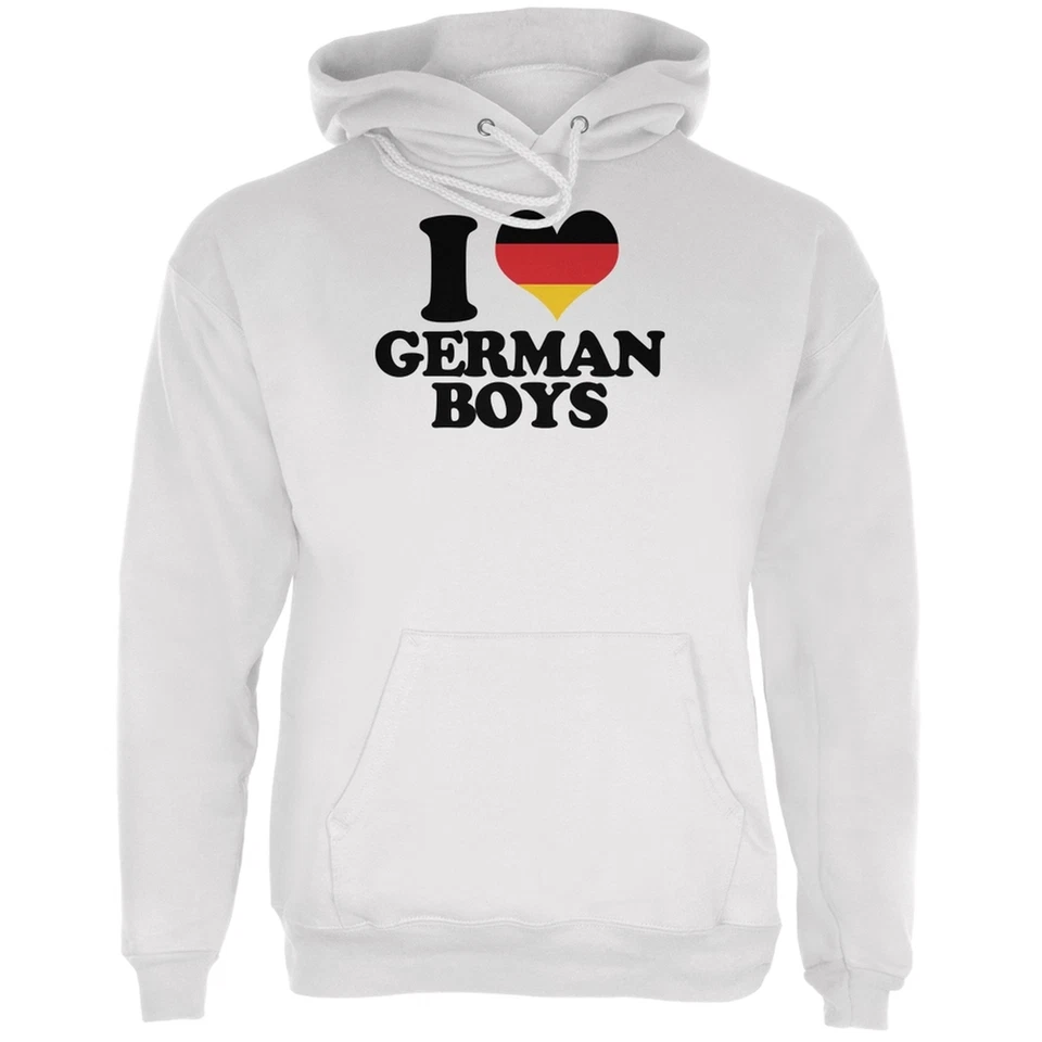 Sudadera con capucha Oktoberfest I Heart alemana para niños blanca para adultos Foto 1 de 1