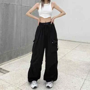 Women's Cargo Combat Pockets Trousers Casual Military Tactical Hiking Work Pants - Picture 1 of 28