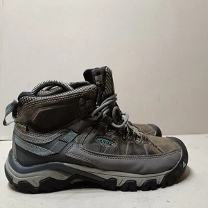 KEEN TARGHEE WOMEN'S LEATHER WATERPROOF MOUNTAIN TRAIL BOOTS BROWN UK5 EU38 - Picture 1 of 10