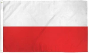 Large Poland Polish Flag Heavy Duty Outdoor 90 X 150 CM - 3ft x 5ft - Picture 1 of 4
