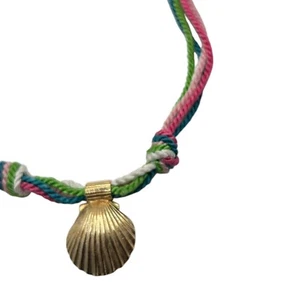 Vintage 1976 Mimi di N String Gold Tone Sea Shell Choker Deadstock Neu mit Etikett - Bild 1 von 3