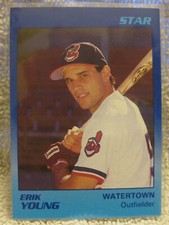 Erik Young 1989 Star Company Watertown Indians Minor League Baseball Mint