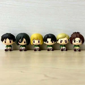 Figura Ataque a los Titanes Chokonokko 6 tipos conjunto Ichiban Kuji Premio I Japón Usado - Imagen 1 de 11