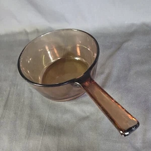 Vintage Vision Corning Ware USA 1,5L Braunglas Topf Soßenpfanne - ohne Deckel - Bild 1 von 6