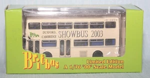 RARE BRITBUS SB2 1:76 SCANIA METROPOLITAN 2 DOOR DOUBLE DECK BUS DUXFORD BOXED - Picture 1 of 15