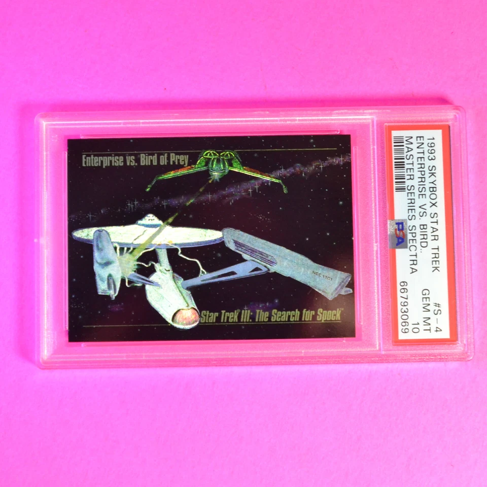 1993 Skybox Star Trek, Enterprise vs Bird, Master Series Spectra PSA 10 Gem как новые - Изображение 1 из 1