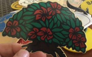 Princeville Resort KAUAI Vintage Plastic Golf Bag Tag Badge ⛳ - Picture 1 of 2