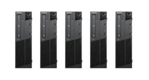 5x Lenovo ThinkCentre M81 SFF Desktops Core i5-2400 3.10 GHz 4GB RAM 250GB HDD - Picture 1 of 5