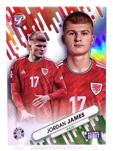 2024 Topps Pristine Road to UEFA 2024 JORDAN JAMES Wales National Debut #FF-JJ - Picture 1 of 2