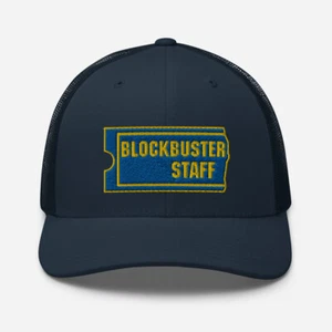 Sombrero de personal Blockbuster - Gorra de camionero unisex, Nostalgia 80s & 90s, respaldo de malla - Imagen 1 de 13