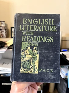 VINTAGE: English Literature with Readings by Roy Pace, Rev. Ed. (1937, HC, VG) - Picture 1 of 8
