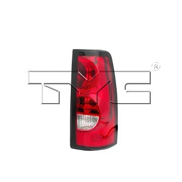 Conjunto de luz trasera clásica derecha para Chevrolet Silverado 1500 HD 2007 TYC Foto 1 de 2