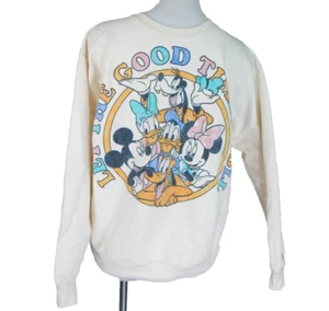 Disney Parks Medium Sweatshirt Let the Good Times Rollpullover Fab 5 Mickey - Bild 1 von 3