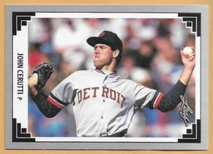 JOHN CERUTTI TIGRES DETROIT #270 - HOJA CASI NUEVA - MONTADA 1991 - Imagen 1 de 2